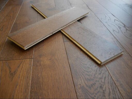 Tradition Engineered Oak Flooring, Sunrise Golden, Rustic, Brushed & Matt Lacquered, RLx125x14mm