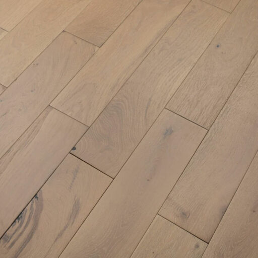 Tradition Engineered Oak Flooring, Winter White, Rustic, Brushed & Matt Lacquered, RLx125x14mm