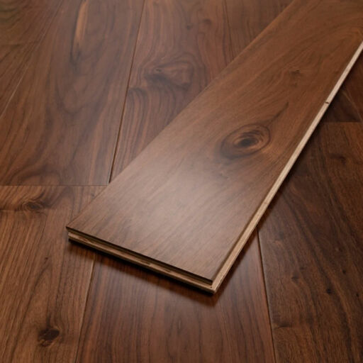 Tradition Engineered Walnut Flooring, Rustic, UV Oiled, 190x20x1860mm