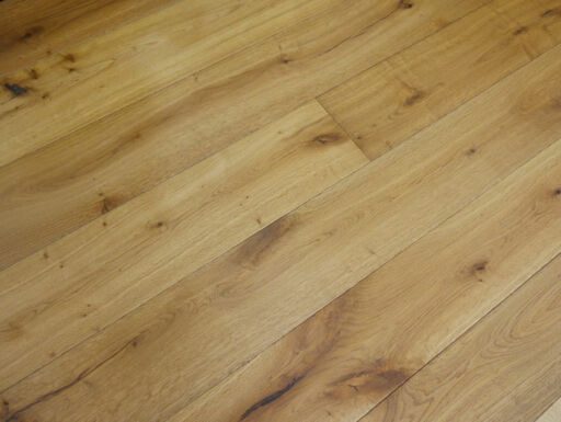 Tradition Vintage Smoked Engineered Oak Flooring, Distressed, Brushed & Oiled, 190x14x1900mm
