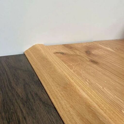 Traditions Solid Oak Reducer Threshold, Unfinished, 15mm, 0.9m Thumb