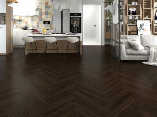 Xylo  Escena Lite Walnut, Herringbone, SPC, Vinyl Flooring, 110x6x620mm
