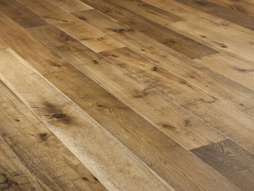 Xylo Engineered Oak Flooring, Rustic, Smoked, Brushed, UV Oiled, 190x14x1900mm