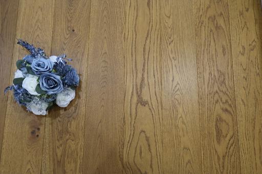 Tradition Engineered Oak Flooring, Golden Wheat, Brushed, Matt Lacquered, 150x14x1900mm