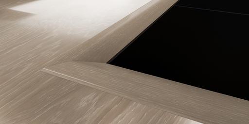 Kahrs Mouldings Cover Strip Oak Nouveau Gray, Matt Lacquered Thumb