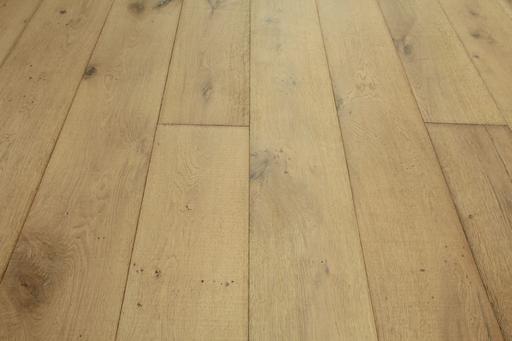 Tradition Select Engineered Oak Flooring, Brushed, Distressed Saw Marks, Light Grey Oiled, 240x15x1900mm