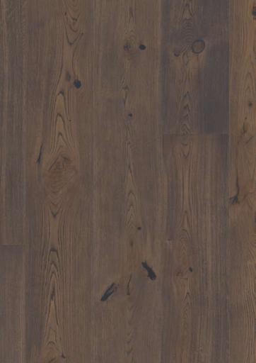 Boen Brown Jasper Oak Chaletino Wood Flooring, Deep Brushed, Live Natural, 15x300x2750 mm
