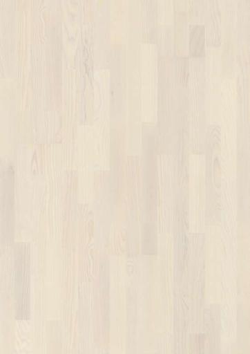 Boen White Ash 3-Strip 14 mm Wood Flooring, Brushed, Live Pure™, 14x215x2200 mm