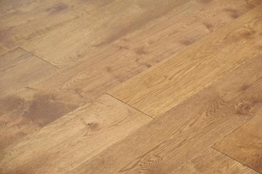Tradition Select Engineered Oak Flooring, Brushed & Gunstock, UV Lacquered, 190x20x1900mm Thumb