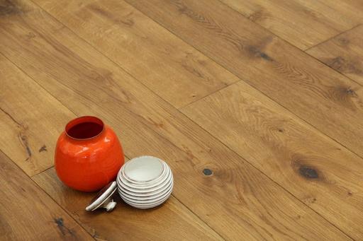 Tradition Select Engineered Oak Flooring, Smoked, Hand Scraped, Natural Oiled, 190x20x1900mm Thumb