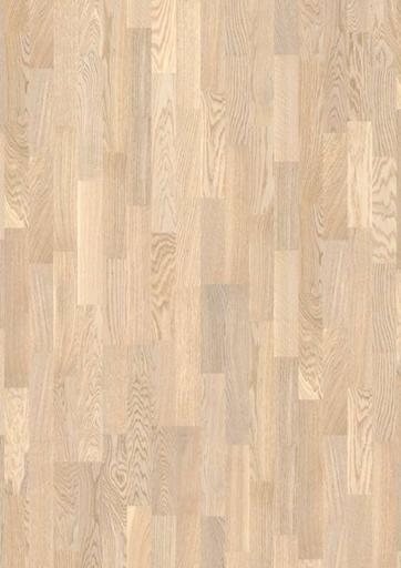 Boen White Oak 3-Strip 14 mm Wood Flooring, Brushed, Live Natural, 14x215x2200 mm