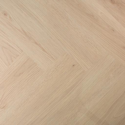 Evergreen Aqua Light Oat SPC Vinyl Flooring, Herringbone, 122x5x610mm
