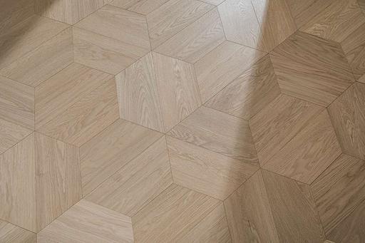 Tradition Select Engineered Oak Parquet Flooring, Brushed, UV Oiled, 182x15x420mm