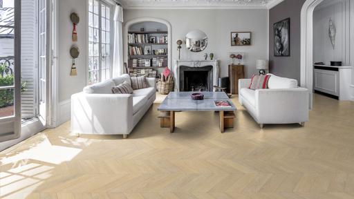 Kahrs Sensation Fusion Click Chevron LVT Flooring, 145x6x665.4mm