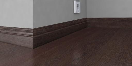 Kahrs Skirtings Solid Skirting Oak Nouveau Black, Matt Lacquered Thumb