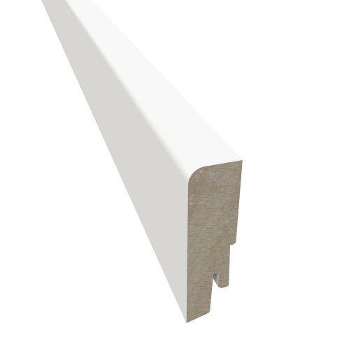 Kahrs Skirting Mdf White, Matt Lacquered, 2400mm
