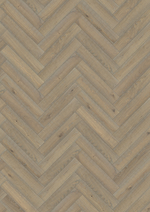 Kahrs Large Herringbone Oak Herringbone Cc Vintage White Engineered Flooring, Brushed & Oiled, 120x11x600mm