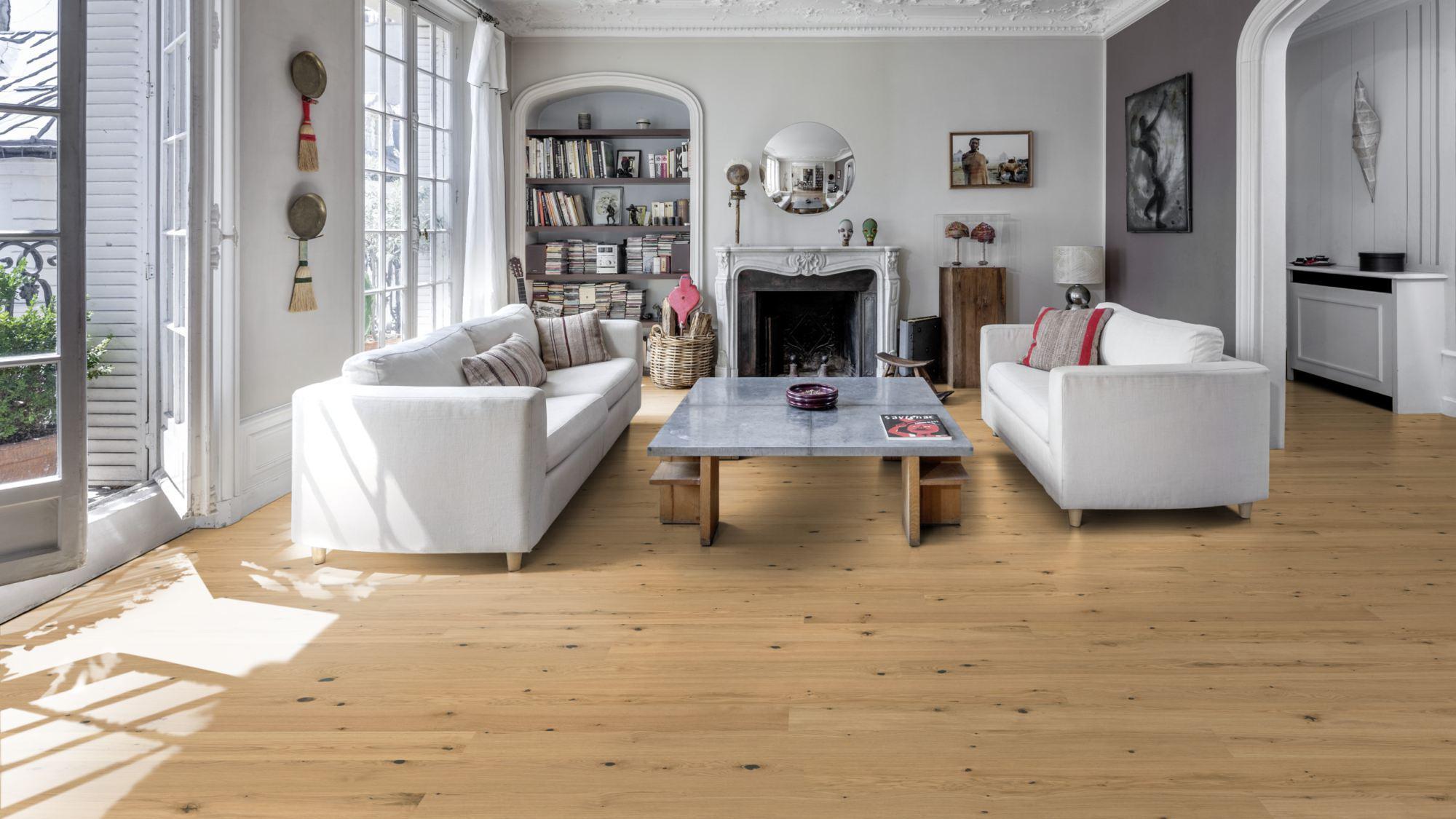 Kahrs Life Authentic Plank Oak Fennel Plank Engineered Flooring, Brushed & Oiled, 193x10x1980mm Image