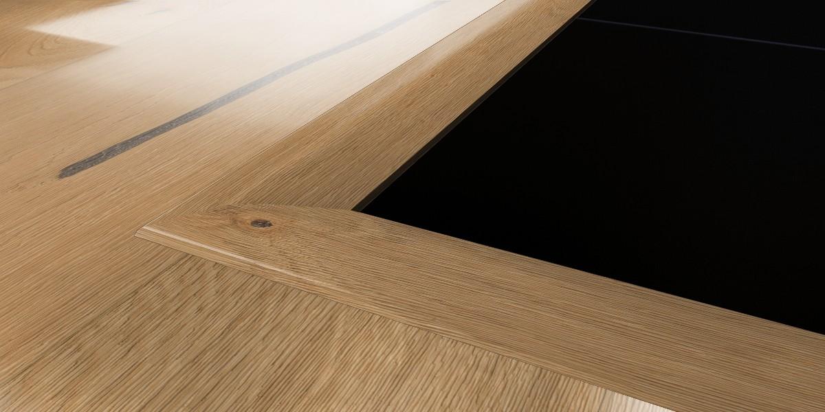 Kahrs Mouldings Cover Strip Oak Asturian, Oiled Image