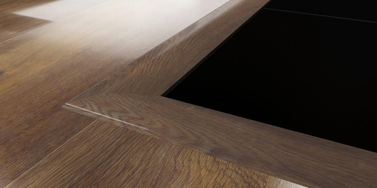 Kahrs Mouldings Cover Strip Oak Earth, Matt Lacquered Image
