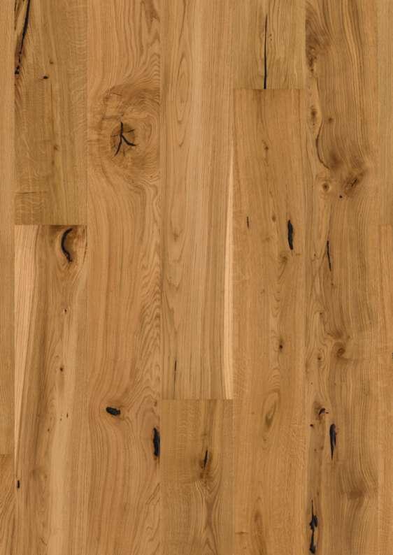 Boen Epoca Oak Plank Castle Wood Flooring, Deep Brushed, Handcrafted, Live Natural, 14x209x2200 mm Image