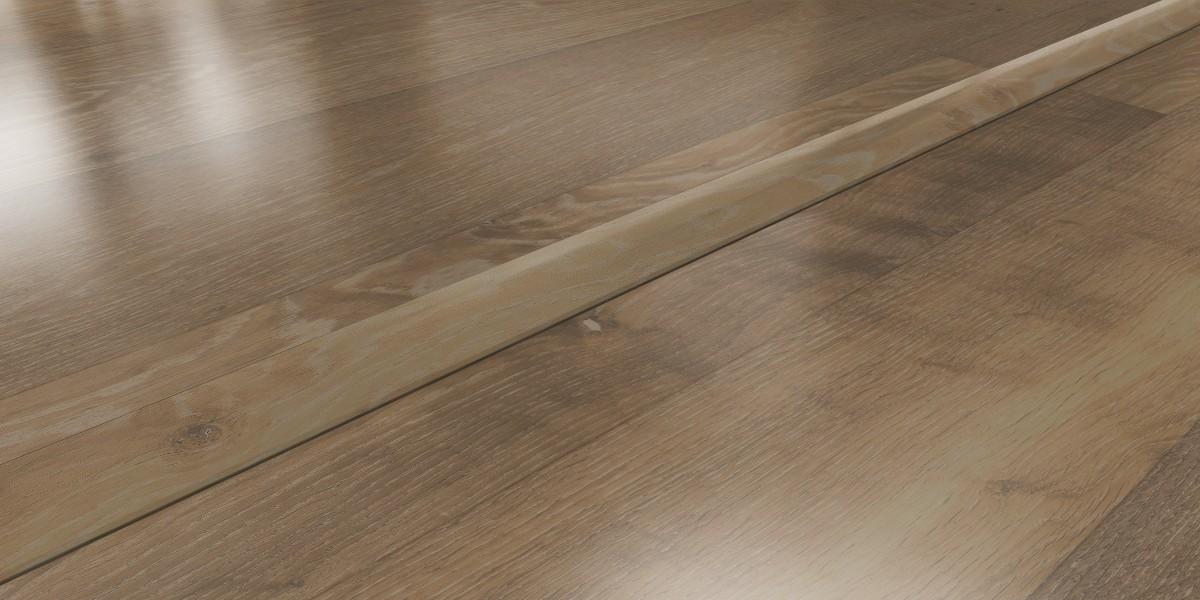 Kahrs Mouldings T-Moulding Oak Nouveau Greige, Matt Lacquered Image