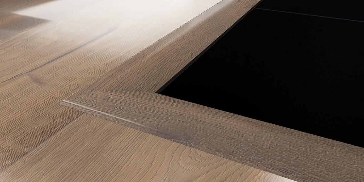 Kahrs Mouldings T-Moulding Oak Sture, Oiled Image