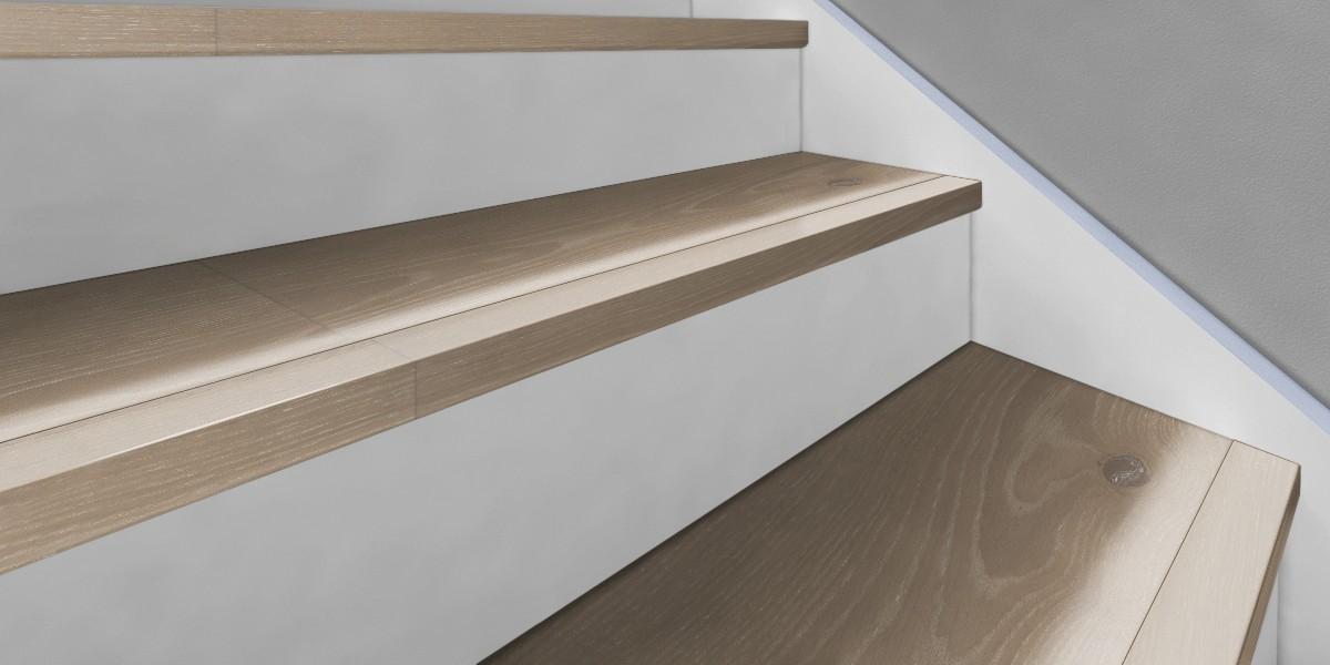 Kahrs Mouldings Stairnose Oak Nouveau Gray Image