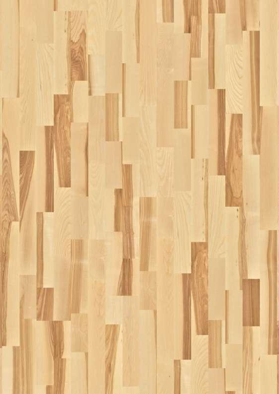 Boen Transparent Ash 3-Strip 14 mm Wood Flooring, Sanded, Live Natural, 14x215x2200 mm Image