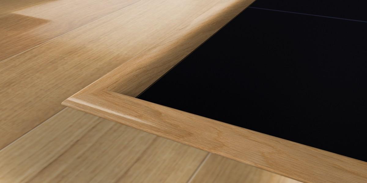 Kahrs Mouldings Cover Strip Oak Satin 42X12 Mm, Satin Lacquered Image
