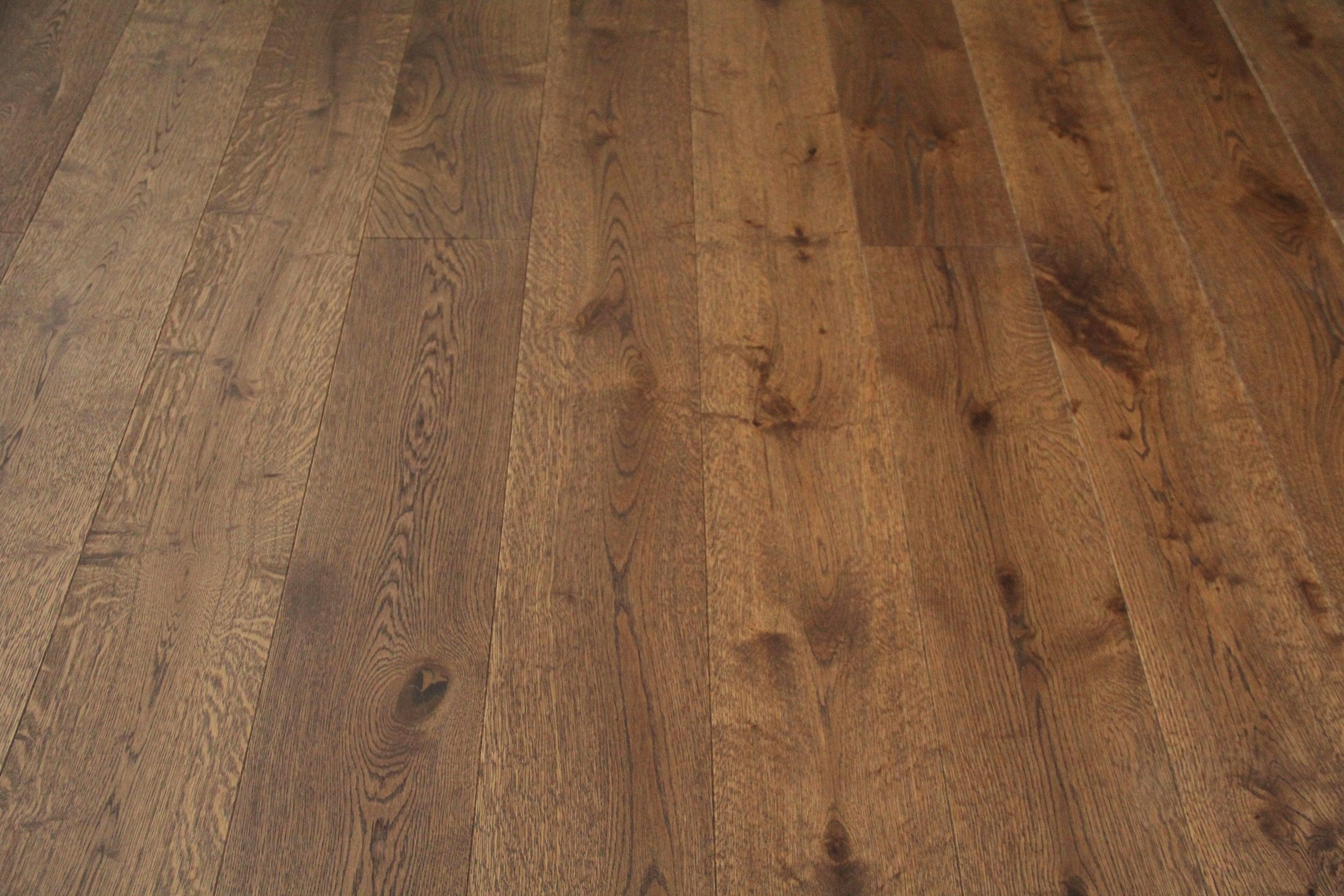 Tradition Select Engineered Oak Flooring, Rustic, Dark, Dark Coffee, UV Oiled, 190x15x1900mm Image