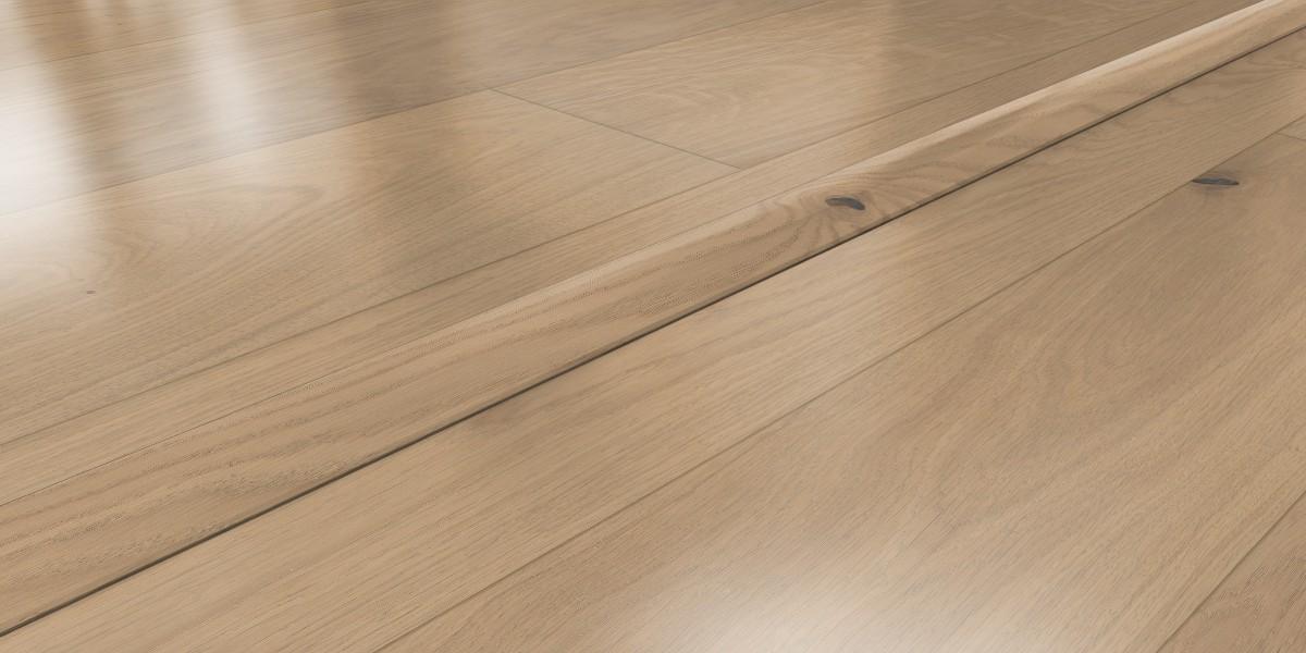 Kahrs Mouldings T-Moulding Oak White, Matt Lacquered Image