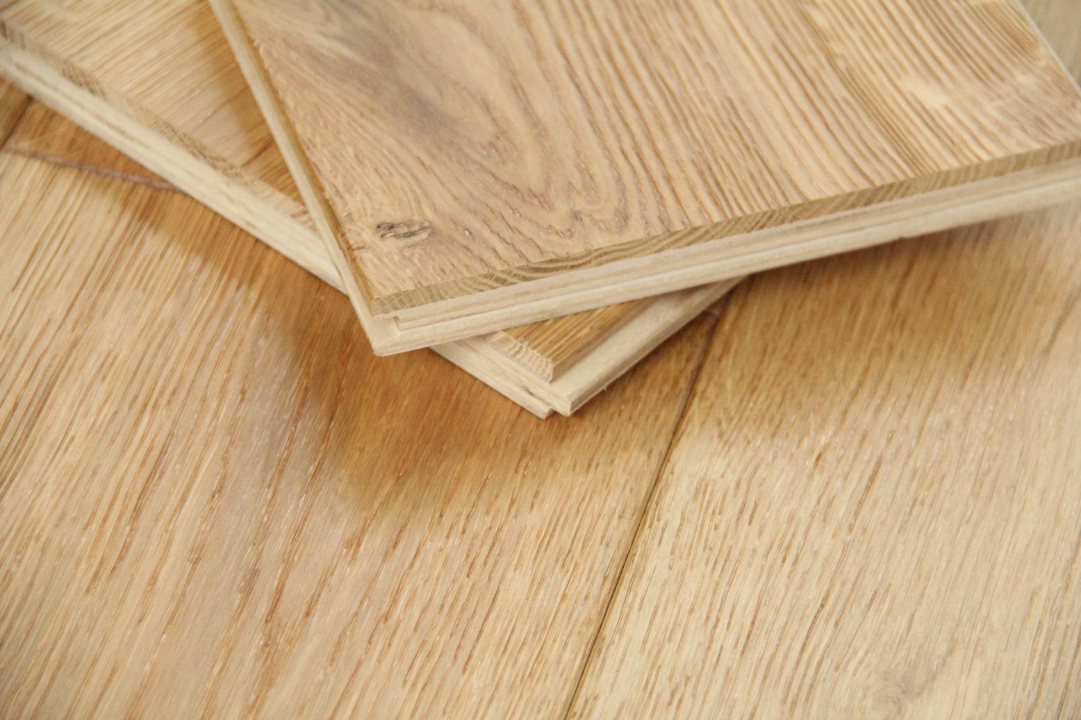 Tradition Select Engineered Oak Flooring, Brushed, UV Oiled, 190x20x1900mm Image
