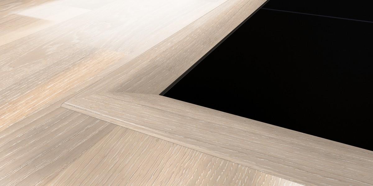 Kahrs Mouldings Cover Strip Oak Nouveau Blonde, Matt Lacquered Image