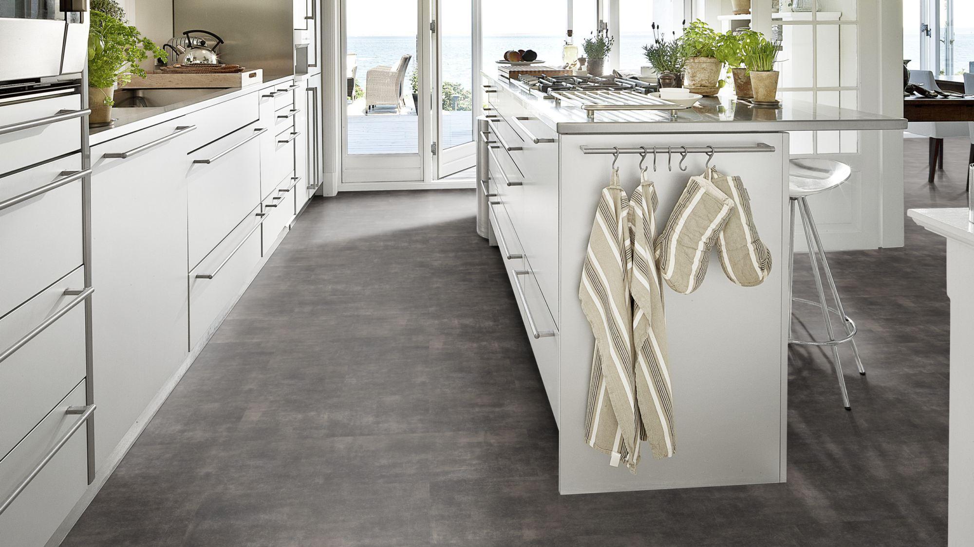 Kahrs Click Stone Steele 5mm LVT Flooring, 300x5x600mm Image