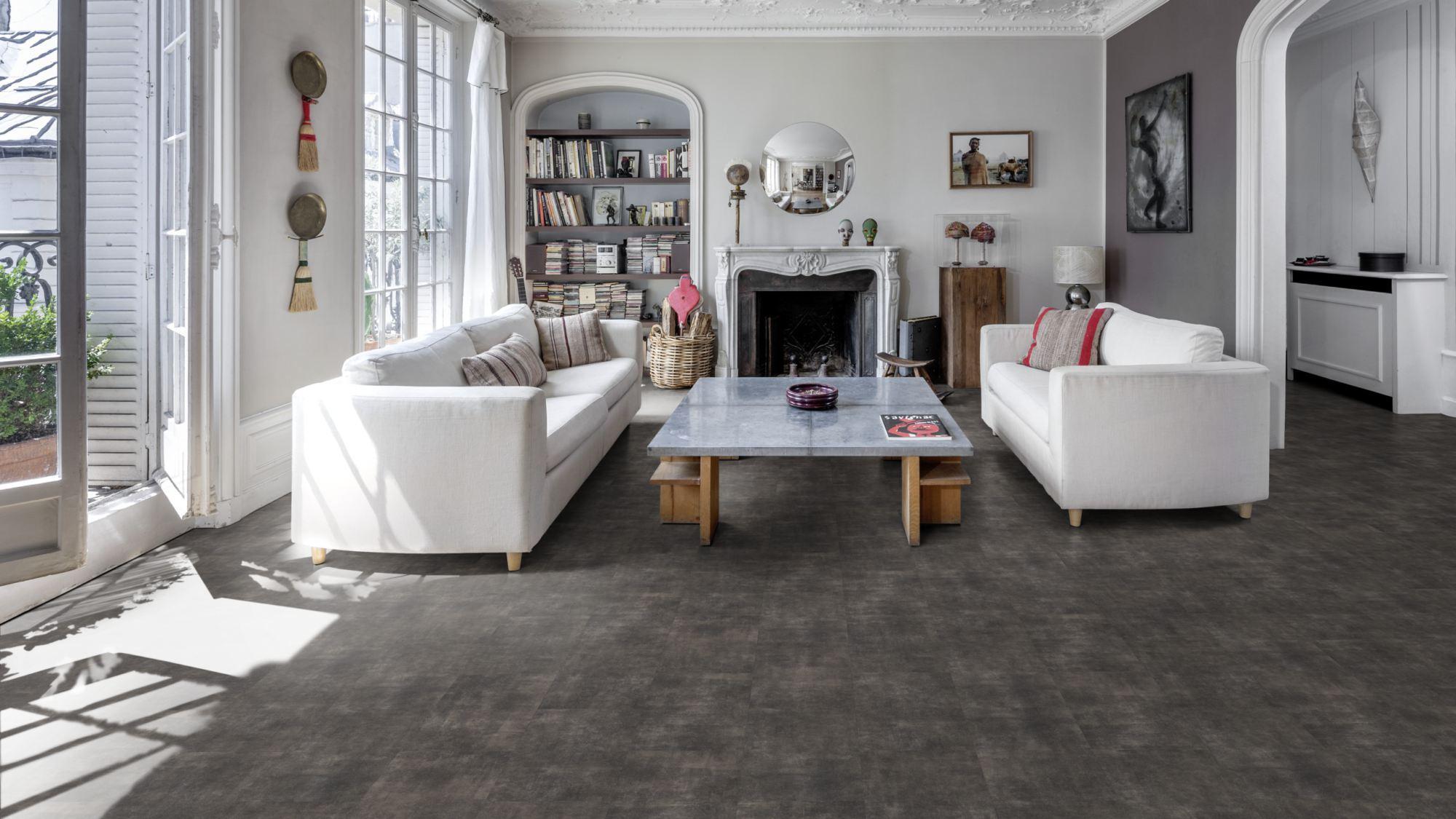 Kahrs Click 6 mm Stone Steele Click 6 Mm LVT Flooring, 300x6x600mm Image