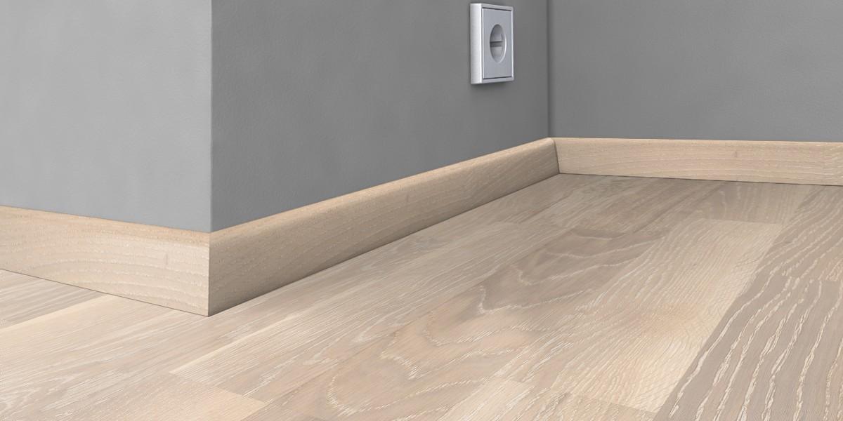 Kahrs Skirtings Skirting Oak Nouveau Blonde, Matt Lacquered Image