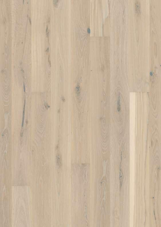 Boen Pale White Oak Plank 138 Wood Flooring, Brushed, Live Pure™, 14x138x2200 mm Image