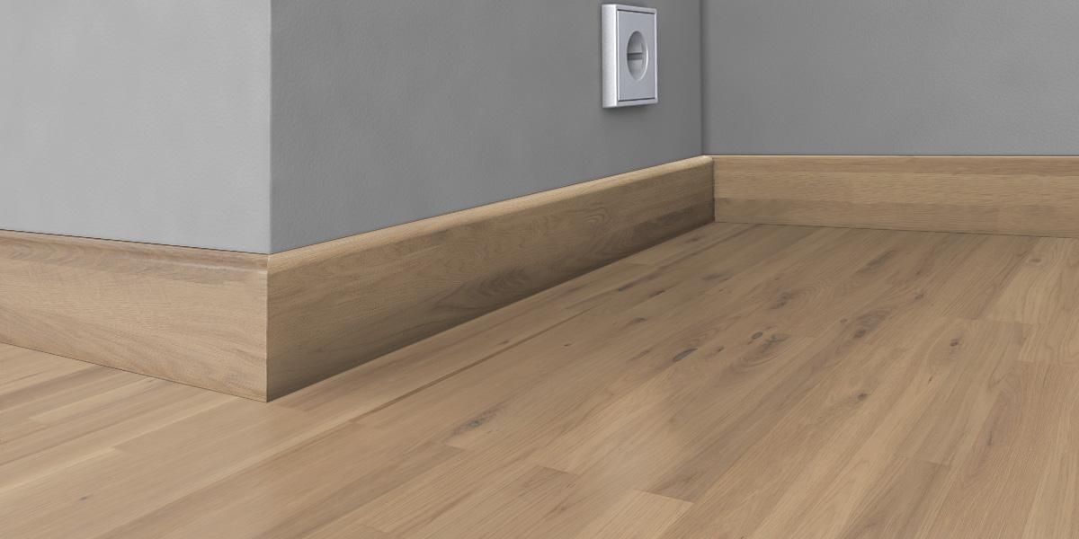 Kahrs Skirtings Skirting Oak White, Matt Lacquered Image