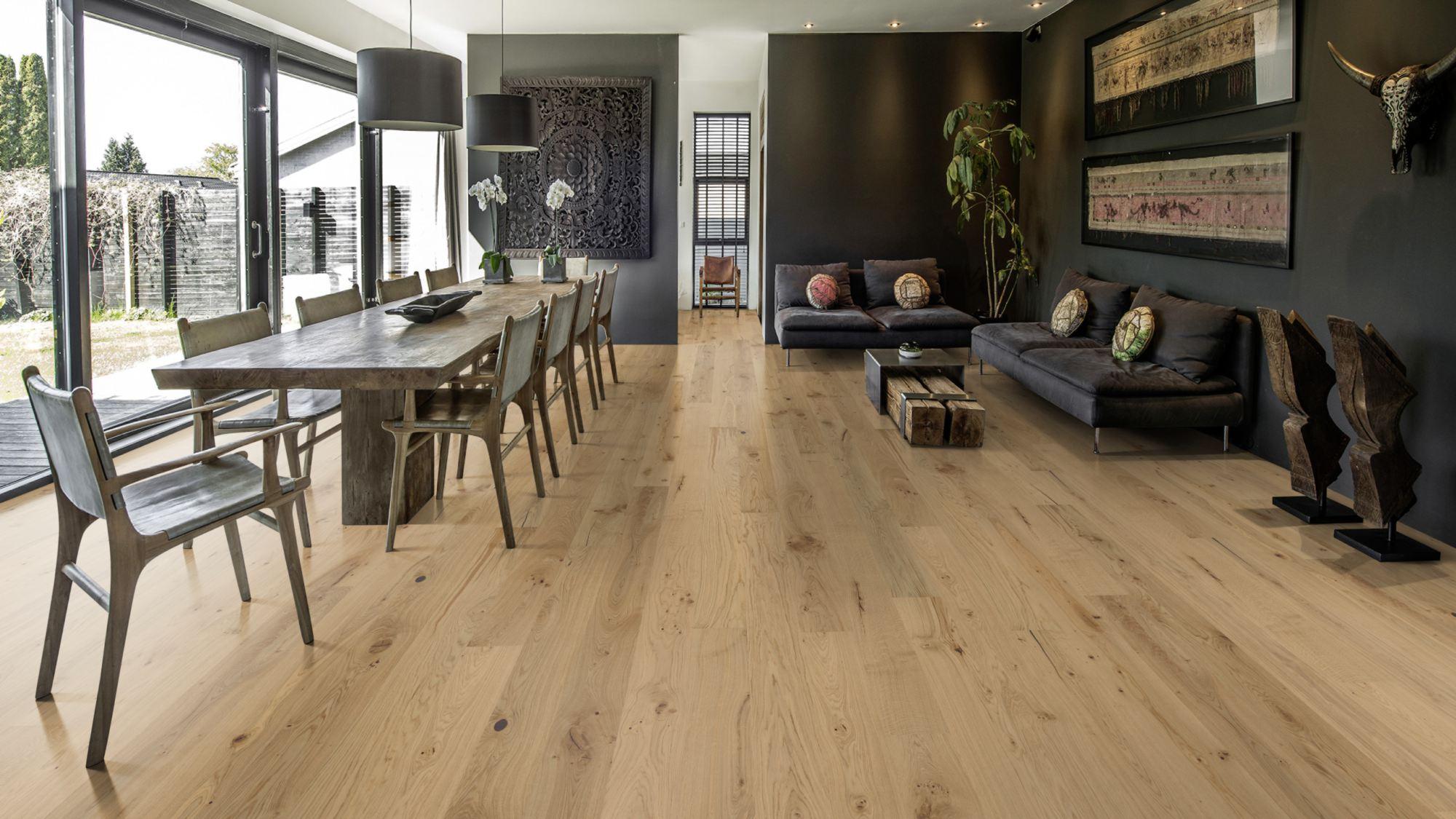 Kahrs European Naturals Oak Rochford Engineered Flooring, Brushed & Matt Lacquered, 187x15x2266mm Image