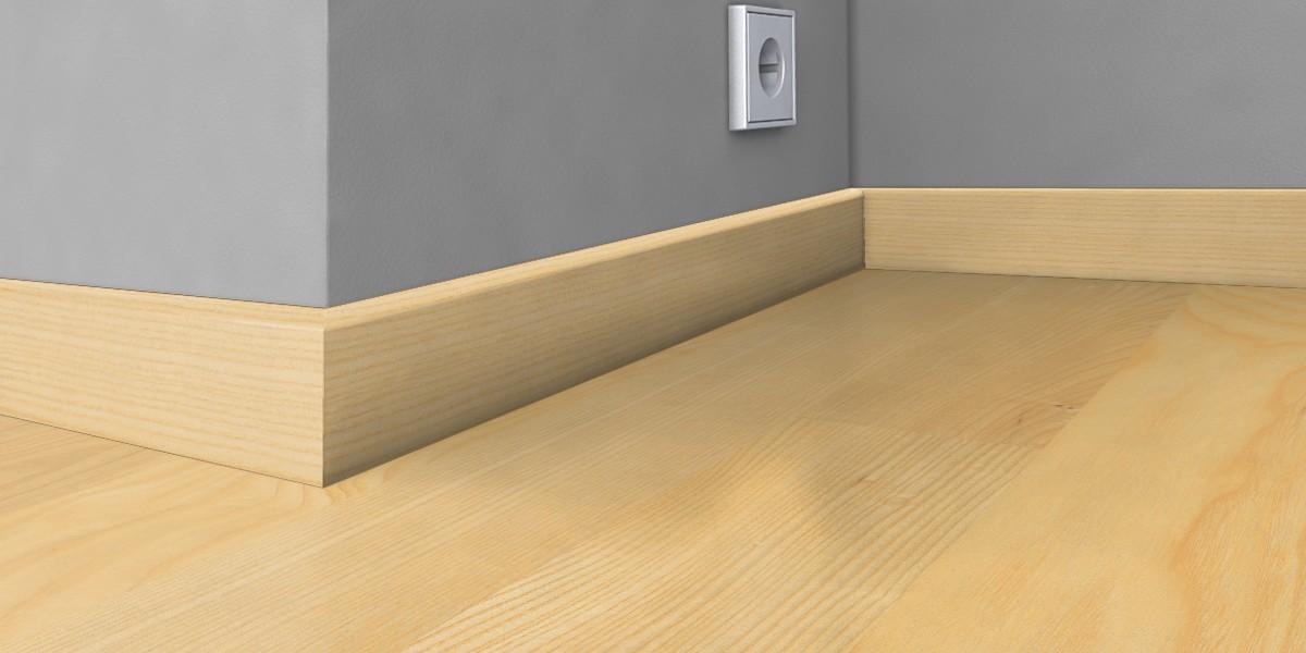 Kahrs Skirtings Skirting Ash, Satin Lacquered Image