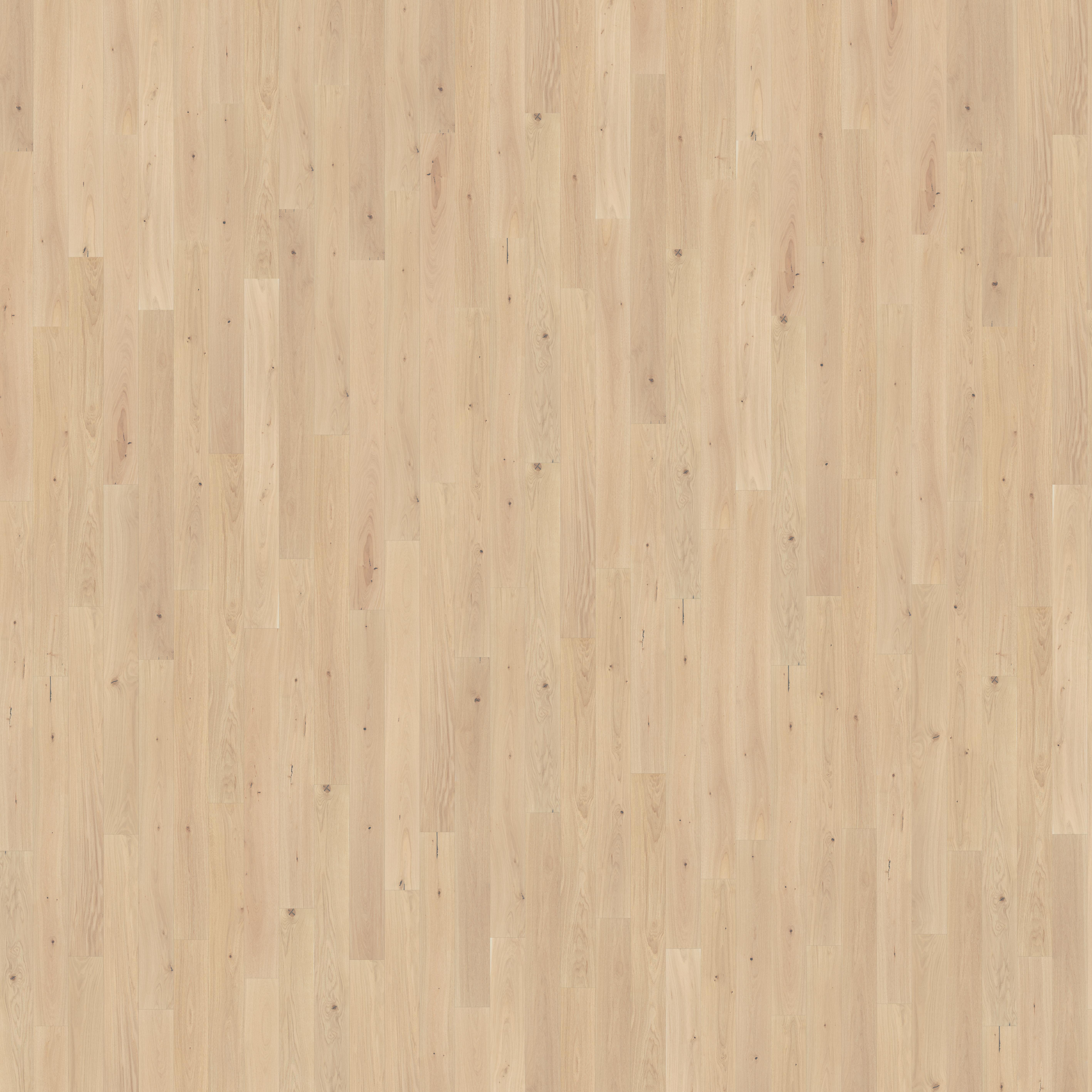 Kahrs Piazza Oak Piazza Cd Crème White Engineered Flooring, Brushed & Oiled, 180x11x1800mm Image