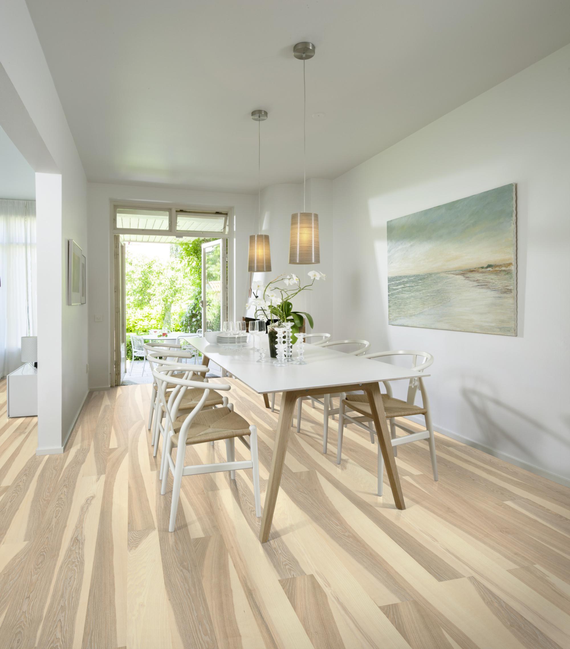 Kahrs Lux Ash Flow Engineered Flooring, Brushed & Ultra Matt Lacquered, 187x15x2420mm Image