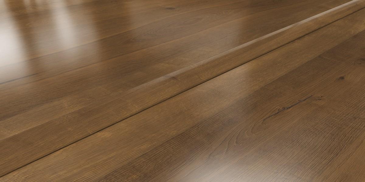 Kahrs Mouldings T-Moulding Oak Smoke, Matt Lacquered Image
