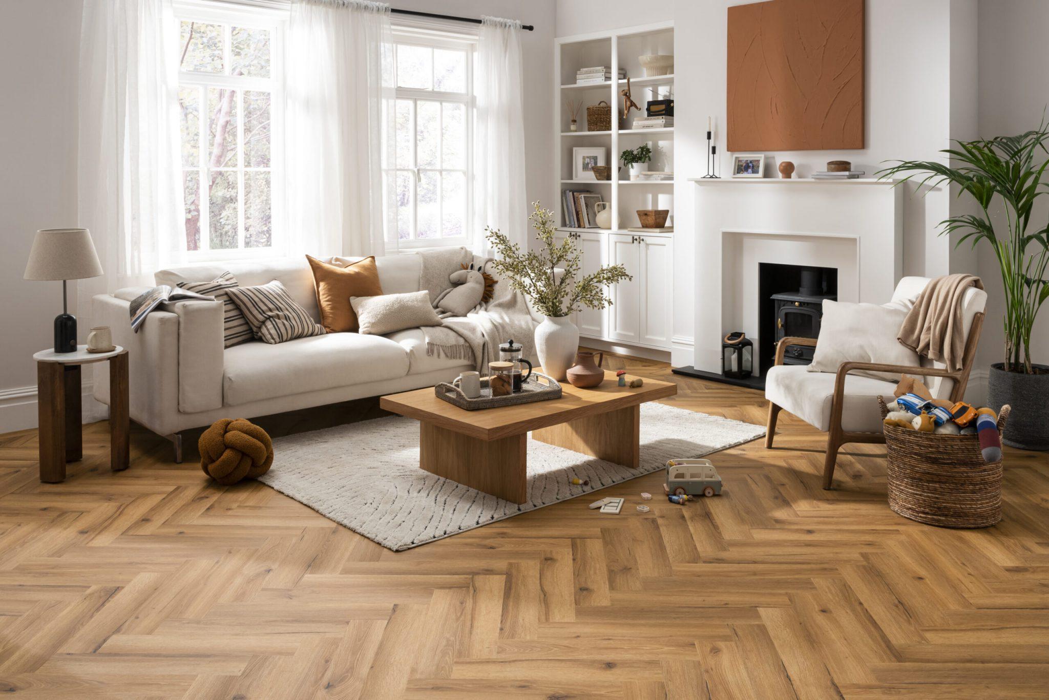 Luvanto Design Plank Old English Oak Luxury Vinyl Flooring, 152x2.5x914mm Image