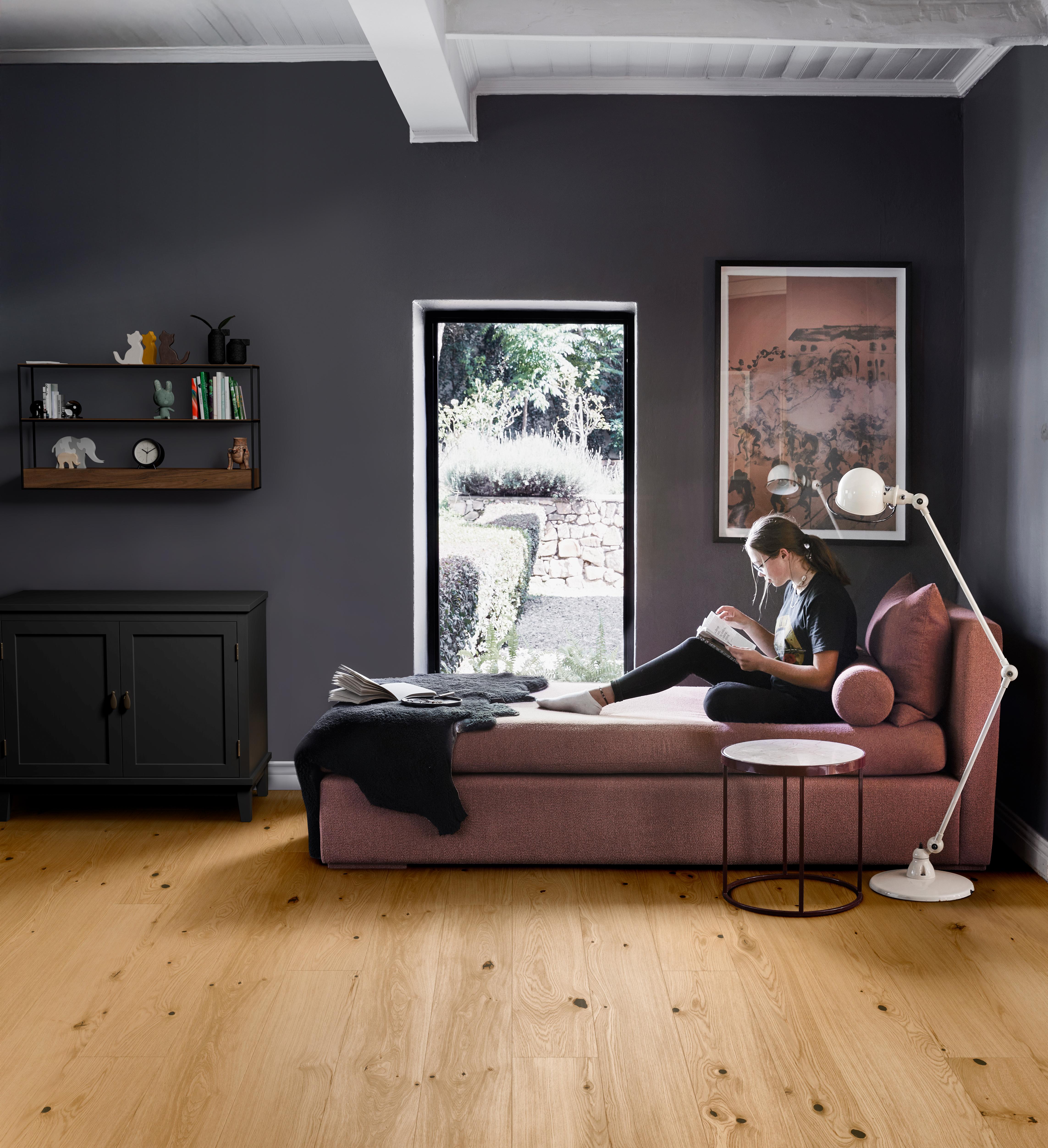 Kahrs Life Authentic Plank Oak Fennel Plank Engineered Flooring, Brushed & Oiled, 193x10x1980mm Image