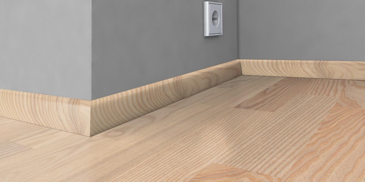 Kahrs Skirtings Skirting Ash Skagen, Matt Lacquered Image