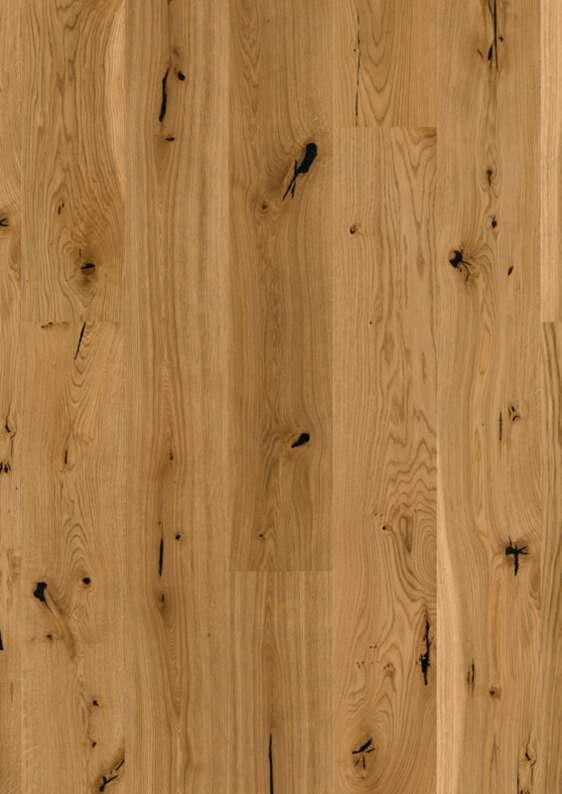 Boen Transparent Oak Plank Castle Wood Flooring, Brushed, Live Natural, 14x209x2200 mm Image