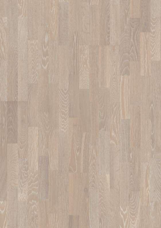 Boen Grey Harmony Oak 3-Strip 14 mm Wood Flooring, Brushed, Live Pure™, 14x215x2200 mm Image