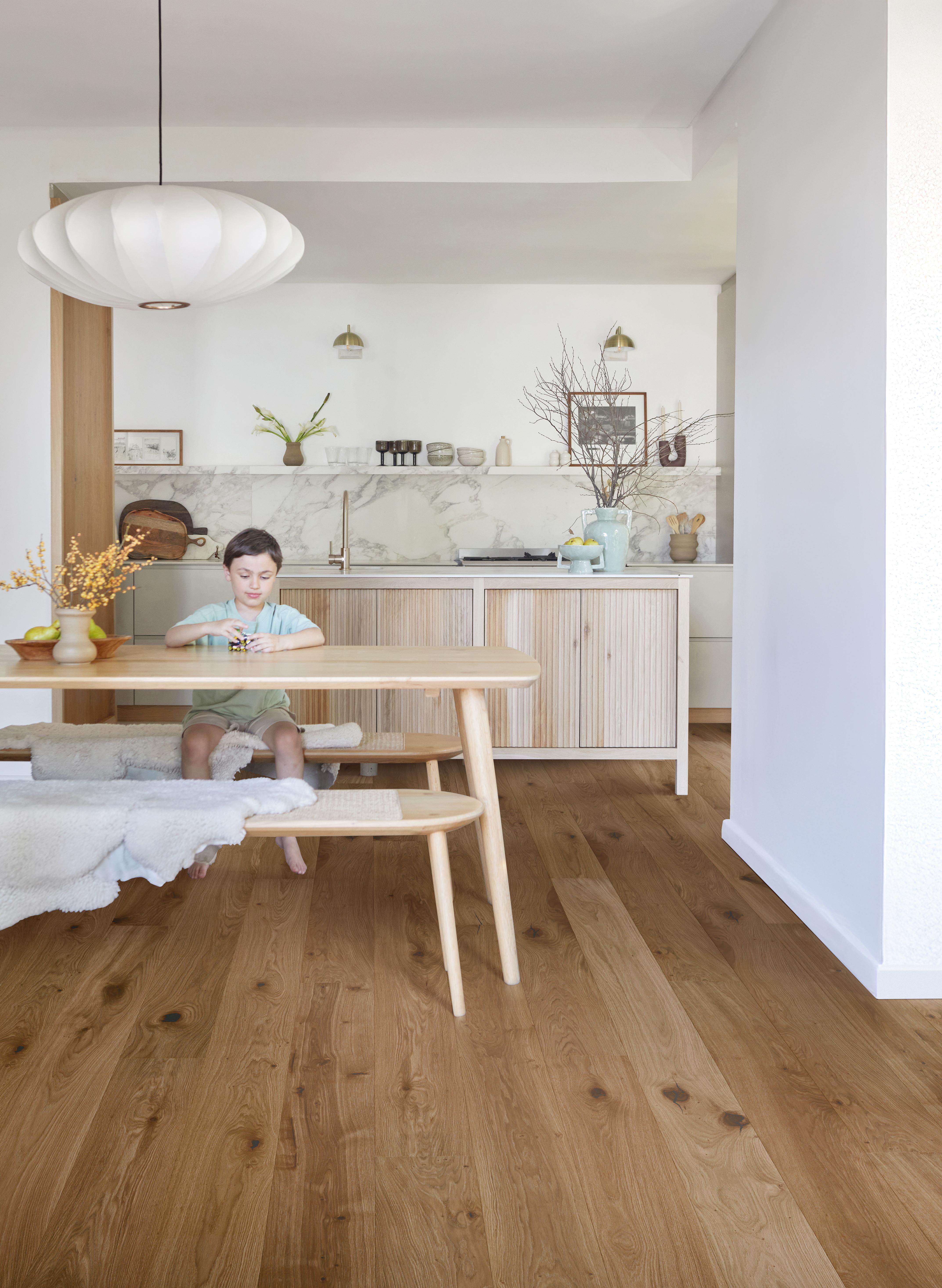 Kahrs Flora Oak Alp Rose Engineered Flooring, Brushed & Oiled, 187x13x2000mm Image